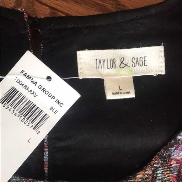 NWT Taylor & Sage Dress Sz L. - Picture 8 of 8